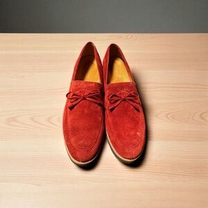 Women’s Suede Vionic Finley Loafers - Red